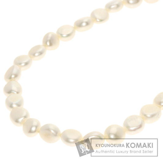 SELECT JEWELRY セレクトジュエリー 淡水パール 真珠　ダイヤモンド ネックレス SV レディース 中古
