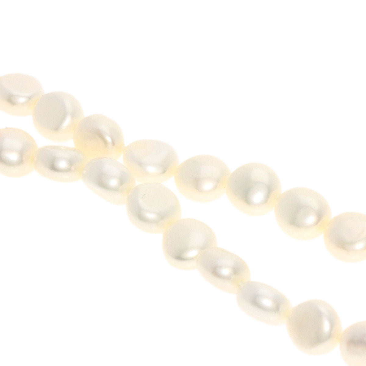 SELECT JEWELRY セレクトジュエリー 淡水パール 真珠　ダイヤモンド ネックレス SV レディース 中古