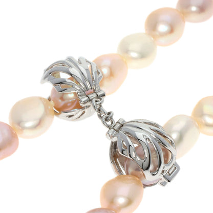 SELECT JEWELRY セレクトジュエリー 淡水パール 真珠　ダイヤモンド ネックレス SV レディース 中古