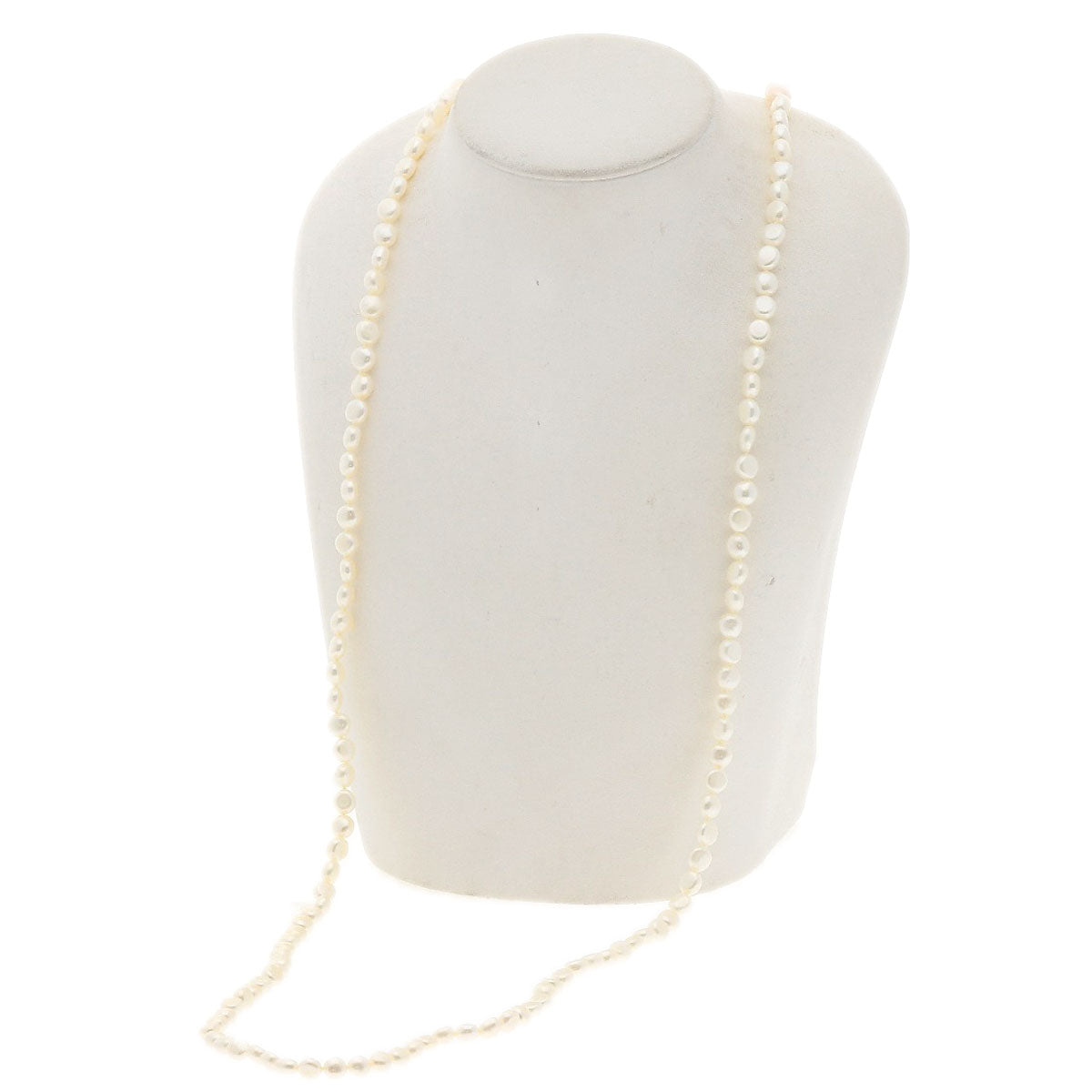 SELECT JEWELRY セレクトジュエリー 淡水パール 真珠　ダイヤモンド ネックレス SV レディース 中古