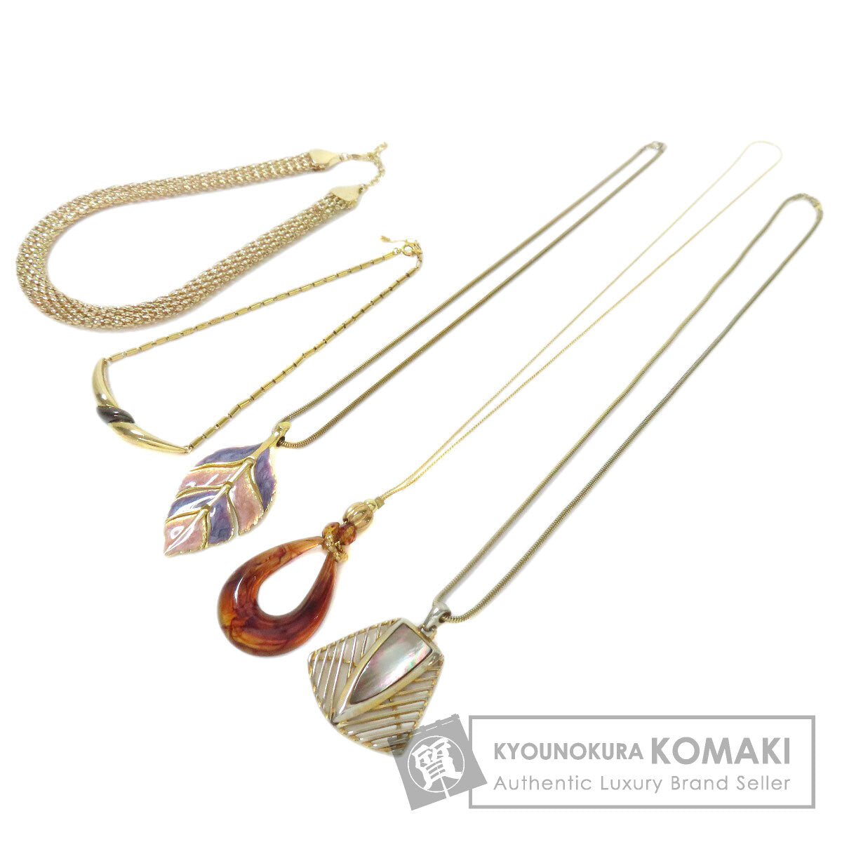 SELECT JEWELRY セレクトジュエリー ネックレス5本セット ネックレス 金属製 レディース 中古