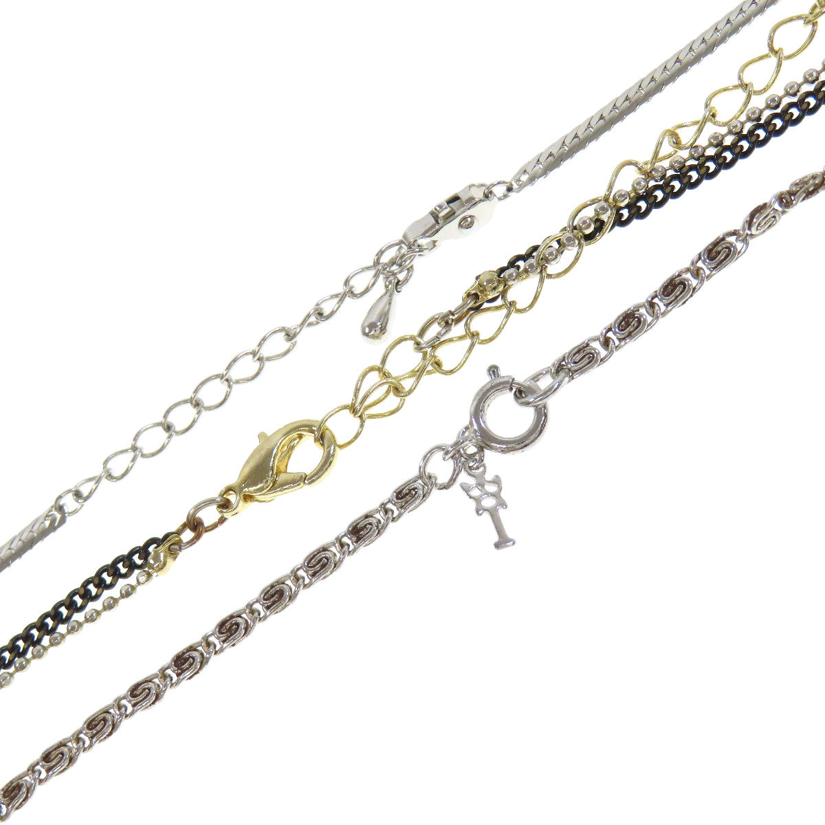 SELECT JEWELRY セレクトジュエリー ネックレス6本セット フェイクパール ネックレス 金属製 レディース 中古