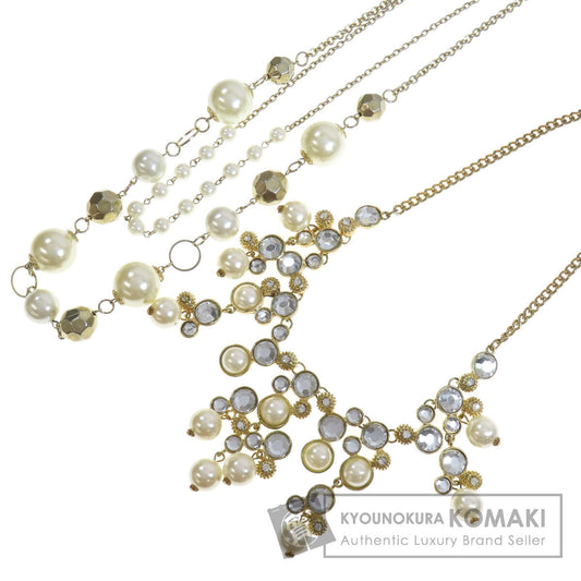 SELECT JEWELRY セレクトジュエリー ネックレス6本セット フェイクパール ネックレス 金属製 レディース 中古