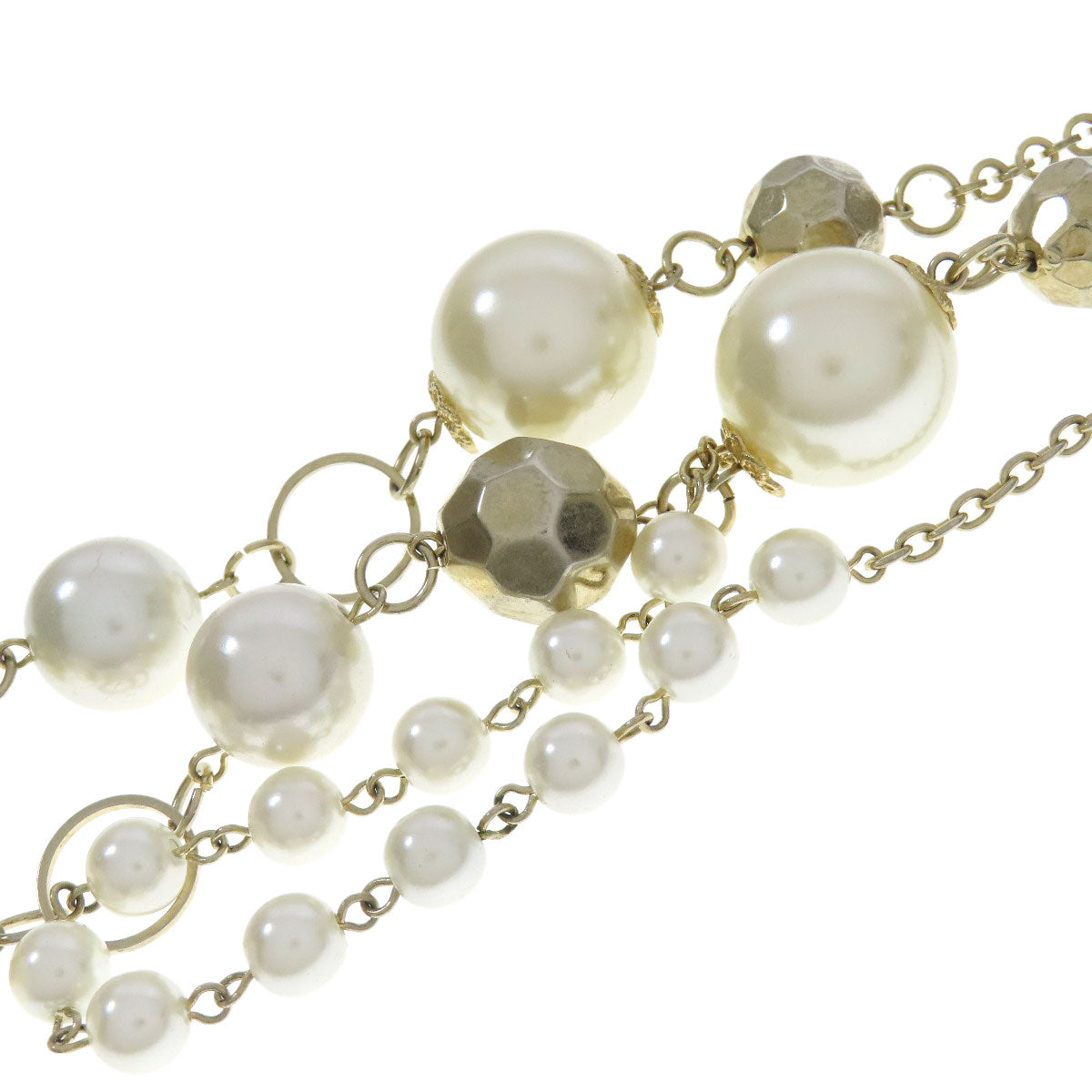 SELECT JEWELRY セレクトジュエリー ネックレス6本セット フェイクパール ネックレス 金属製 レディース 中古