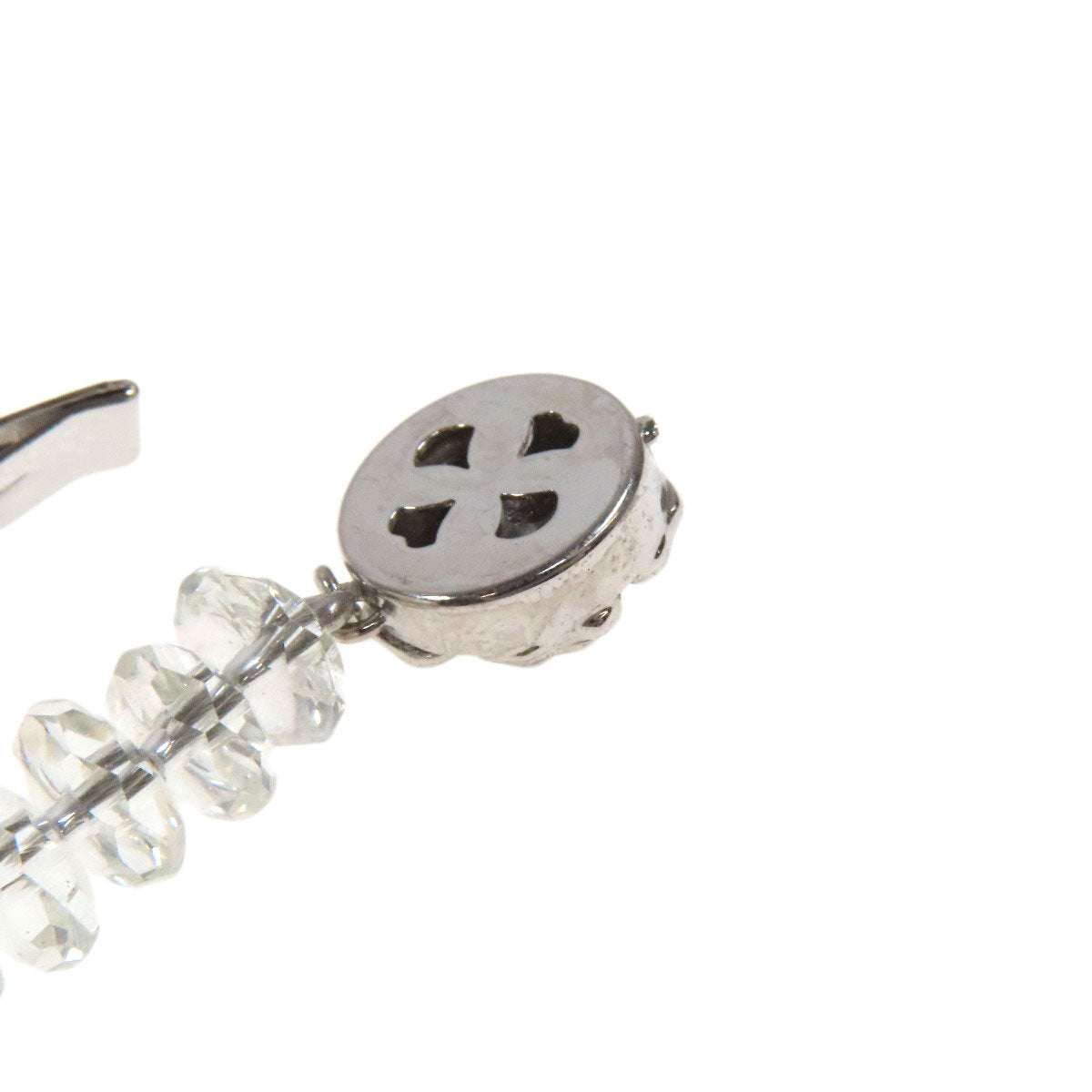 SELECT JEWELRY セレクトジュエリー 水晶 クリスタル ネックレス SV レディース 中古