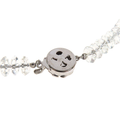 SELECT JEWELRY セレクトジュエリー 水晶 クリスタル ネックレス SV レディース 中古