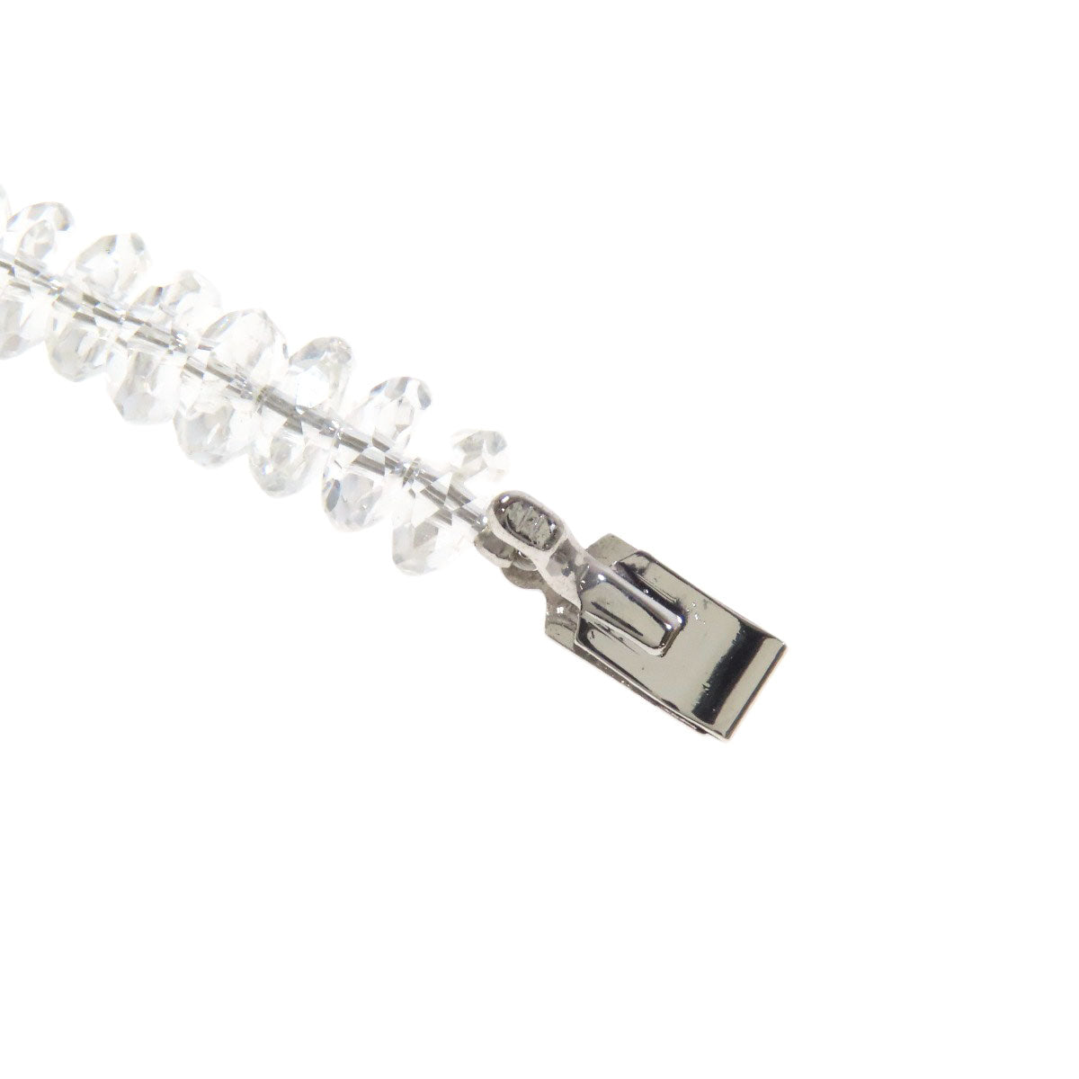 SELECT JEWELRY セレクトジュエリー 水晶 クリスタル ネックレス SV レディース 中古