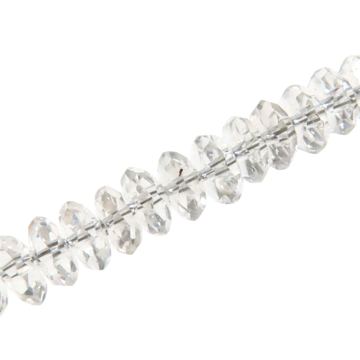SELECT JEWELRY セレクトジュエリー 水晶 クリスタル ネックレス SV レディース 中古