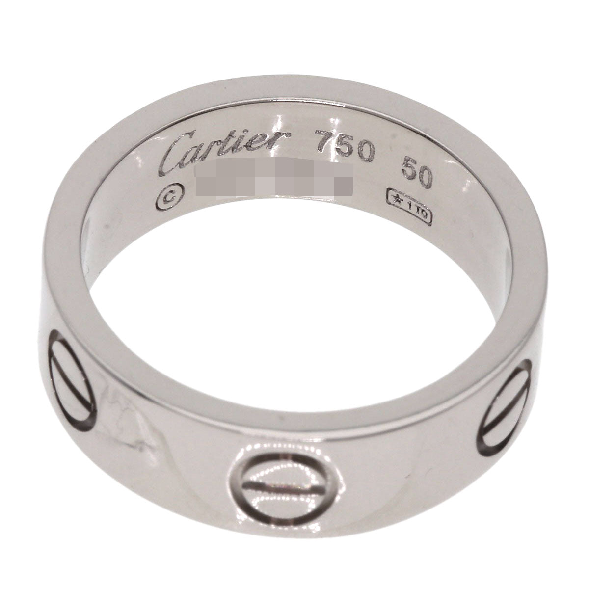 CARTIER カルティエ ラブリング #50 リング・指輪 K18WG レディース 中古