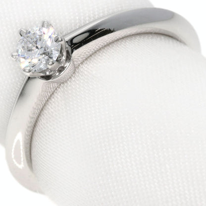 TIFFANY&Co. ティファニー ソリティア ダイヤモンド ナイフエッジ リング・指輪 PT950 レディース 中古