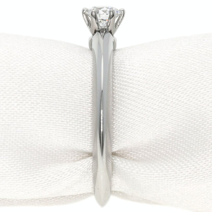TIFFANY&Co. ティファニー ソリティア ダイヤモンド ナイフエッジ リング・指輪 PT950 レディース 中古