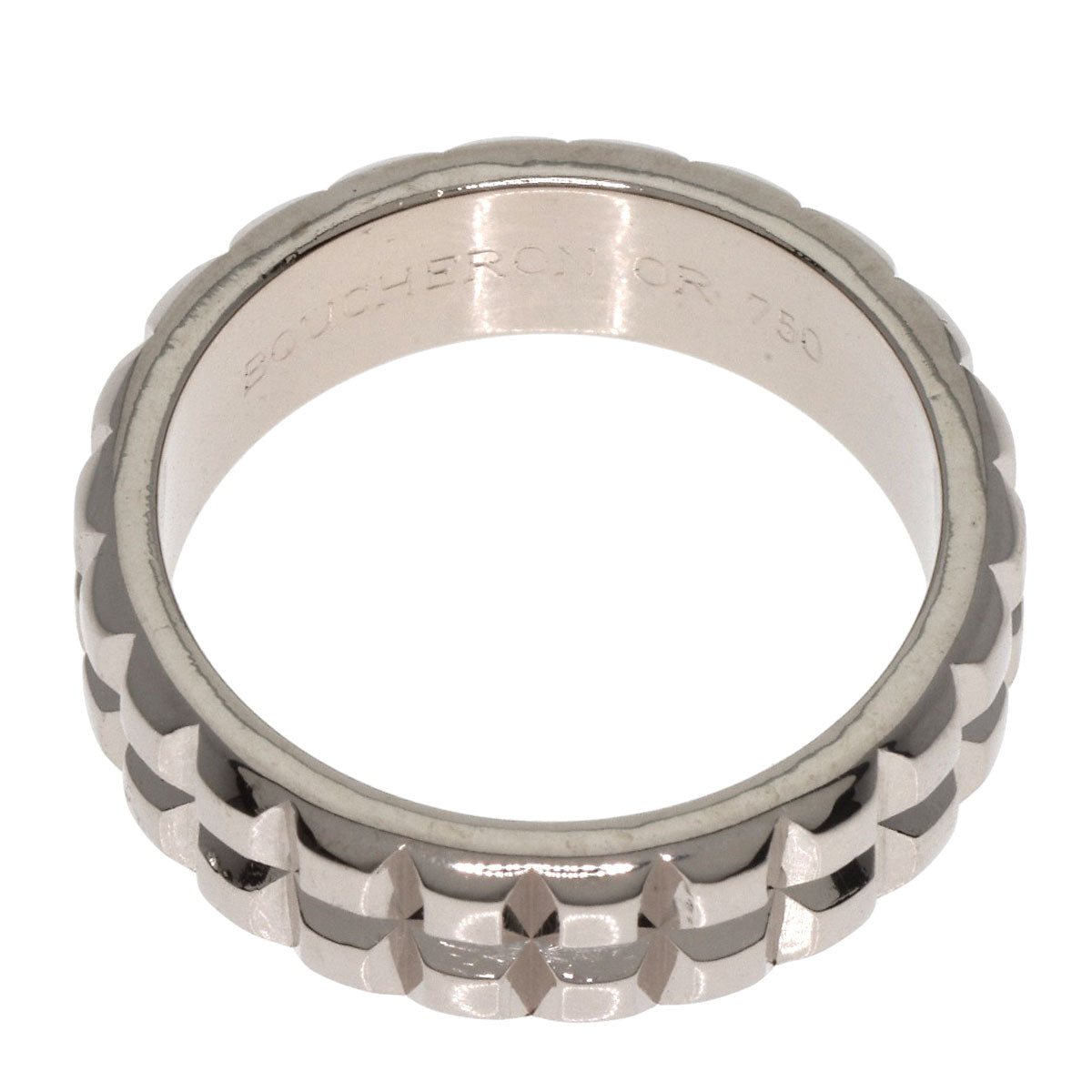 Boucheron ブシュロン キャトル クルドパリ ポワントド ディアマン リング・指輪 K18WG レディース 中古