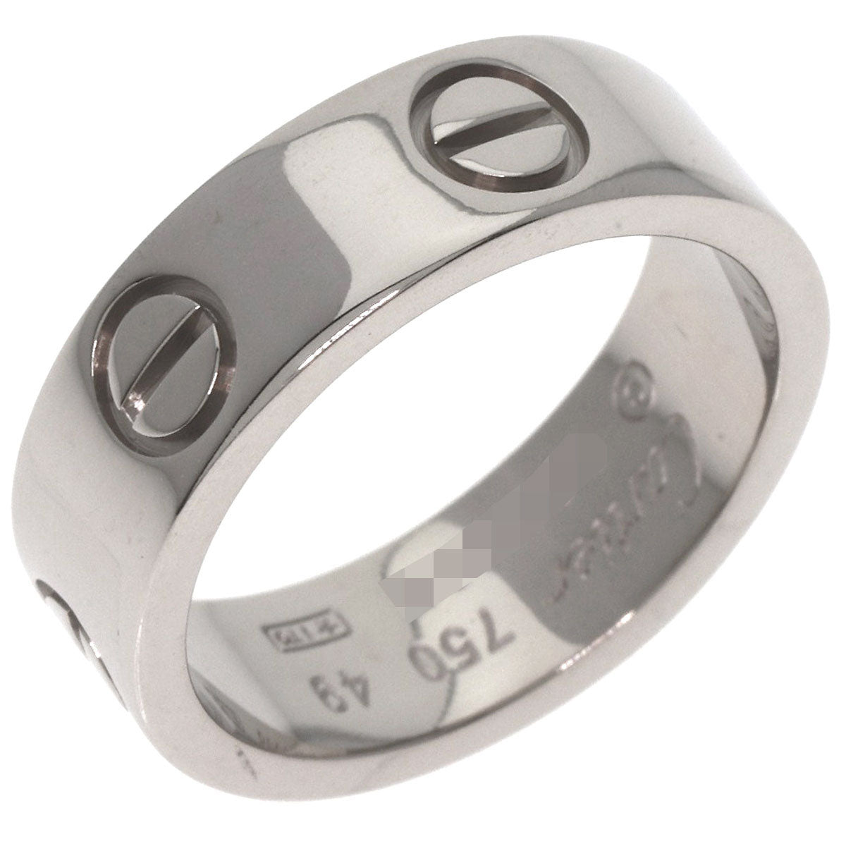 CARTIER カルティエ ラブリング #49 リング・指輪 K18WG レディース 中古