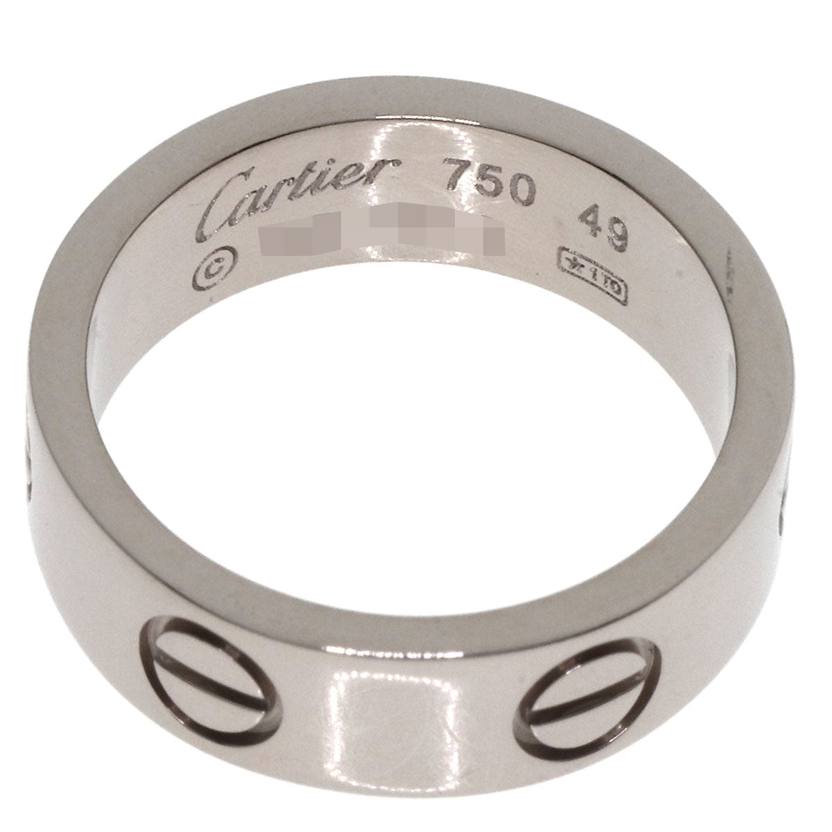 CARTIER カルティエ ラブリング #49 リング・指輪 K18WG レディース 中古