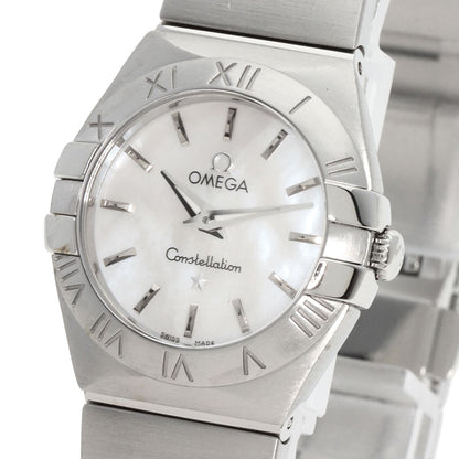 OMEGA オメガ 123.10.24.60.05.001 コンステレーション ブラッシュ 腕時計 SS レディース 中古
