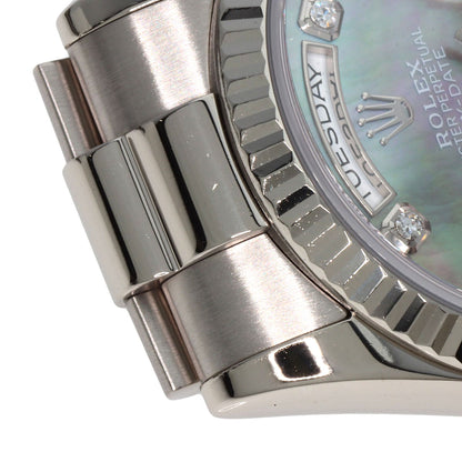 ROLEX ロレックス 118239NA デイデイト 10P ダイヤモンド 腕時計 K18WG メンズ 中古