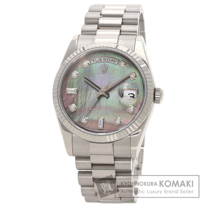 ROLEX ロレックス 118239NA デイデイト 10P ダイヤモンド 腕時計 K18WG メンズ 中古