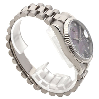 ROLEX ロレックス 118239NA デイデイト 10P ダイヤモンド 腕時計 K18WG メンズ 中古