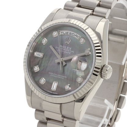 ROLEX ロレックス 118239NA デイデイト 10P ダイヤモンド 腕時計 K18WG メンズ 中古
