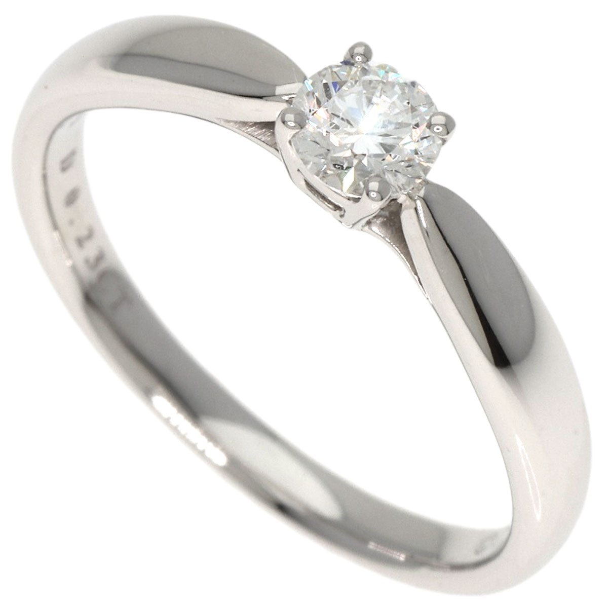 TIFFANY&Co. ティファニー ハーモニー ソリティア ダイヤモンド リング・指輪 PT950 レディース 中古