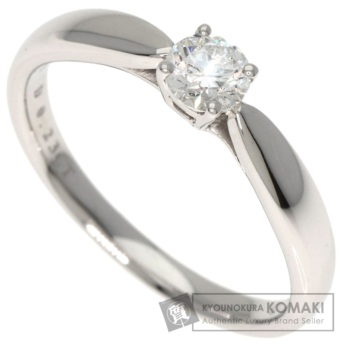TIFFANY&Co. ティファニー ハーモニー ソリティア ダイヤモンド リング・指輪 PT950 レディース 中古
