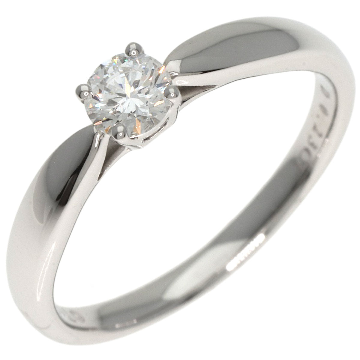 TIFFANY&Co. ティファニー ハーモニー ソリティア ダイヤモンド リング・指輪 PT950 レディース 中古