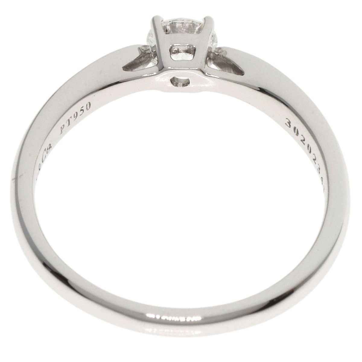 TIFFANY&Co. ティファニー ハーモニー ソリティア ダイヤモンド リング・指輪 PT950 レディース 中古