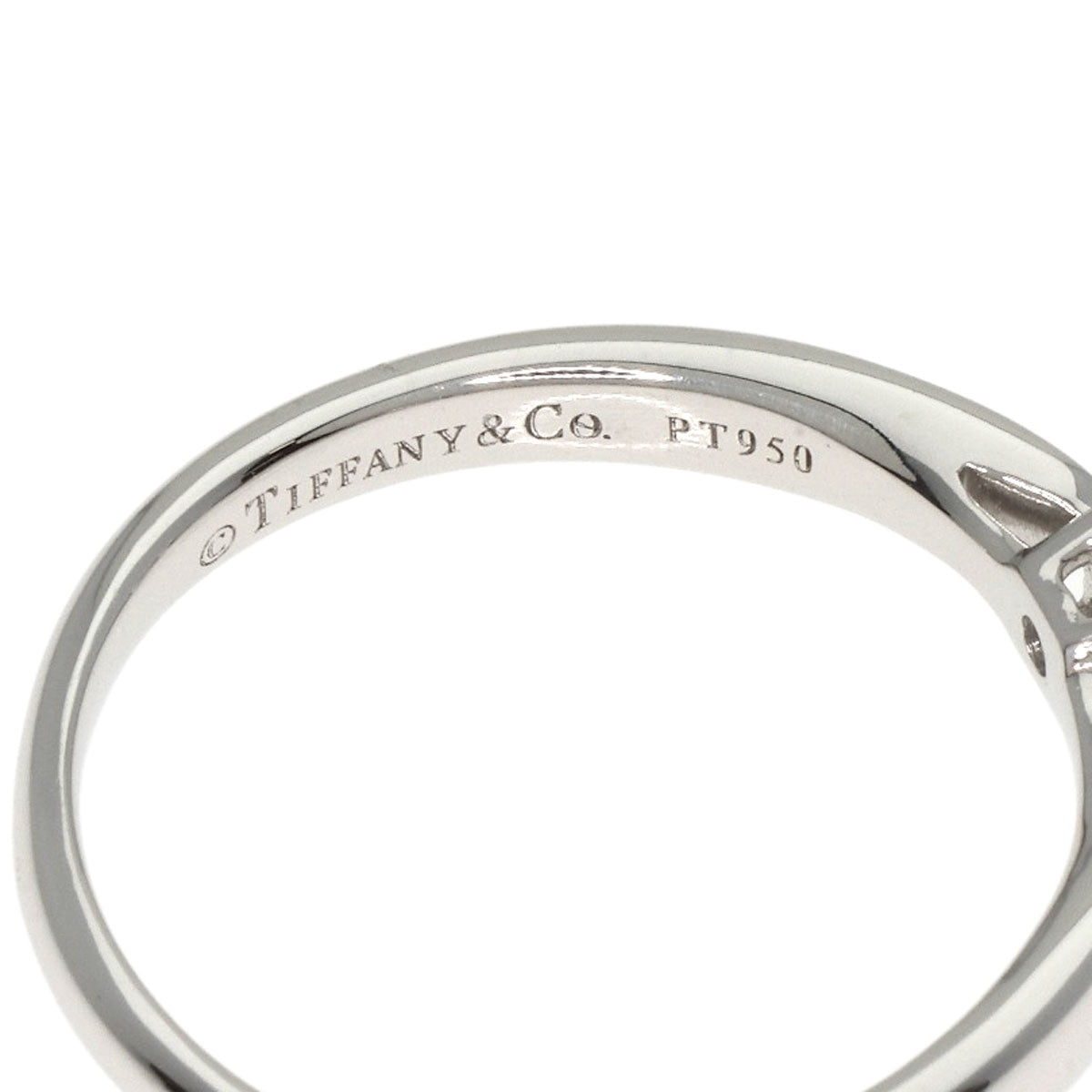 TIFFANY&Co. ティファニー ハーモニー ソリティア ダイヤモンド リング・指輪 PT950 レディース 中古