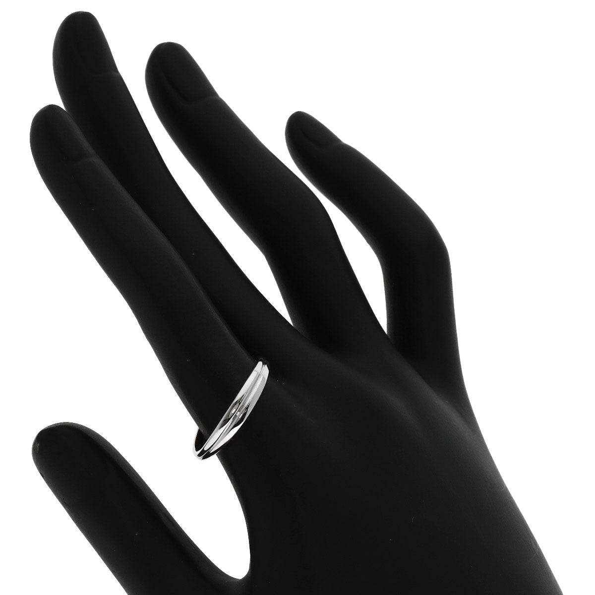 TIFFANY&Co. ティファニー ダブル ウェーブ リング・指輪 K18WG レディース 中古