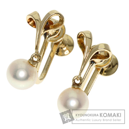 MIKIMOTO ミキモト アコヤパール 真珠 イヤリング K14YG レディース 中古