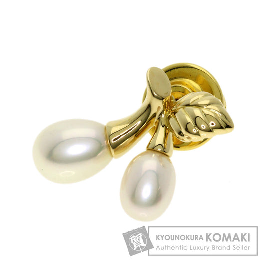 MIKIMOTO ミキモト サクランボ ブローチ K18YG レディース 中古