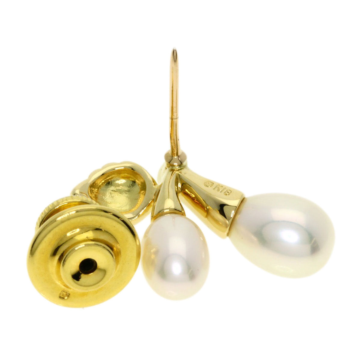MIKIMOTO ミキモト サクランボ ブローチ K18YG レディース 中古