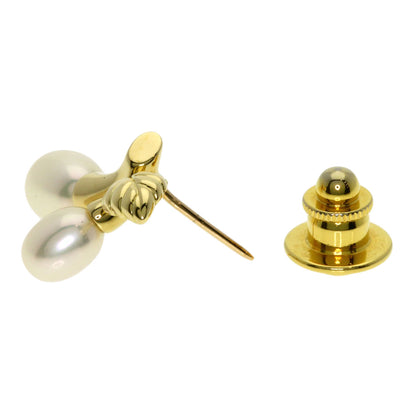 MIKIMOTO ミキモト サクランボ ブローチ K18YG レディース 中古