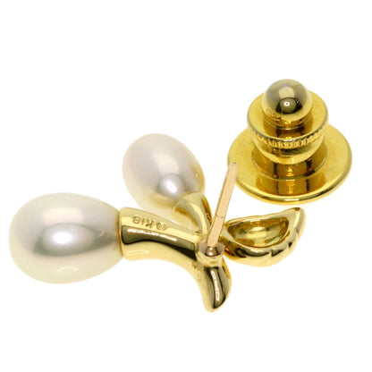 MIKIMOTO ミキモト サクランボ ブローチ K18YG レディース 中古
