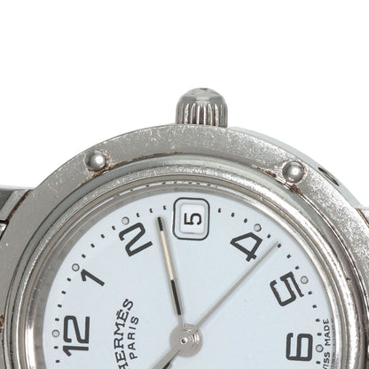 HERMES エルメス CL4.210 クリッパー 腕時計 SS レディース 中古
