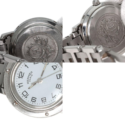 HERMES エルメス CL4.210 クリッパー 腕時計 SS レディース 中古