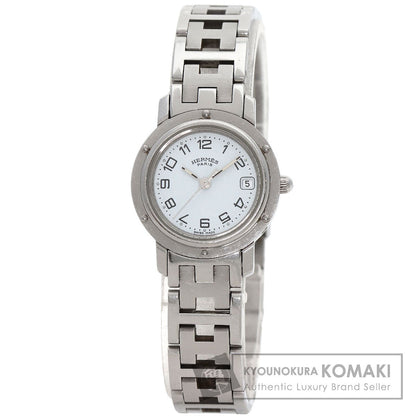 HERMES エルメス CL4.210 クリッパー 腕時計 SS レディース 中古