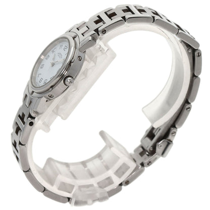 HERMES エルメス CL4.210 クリッパー 腕時計 SS レディース 中古