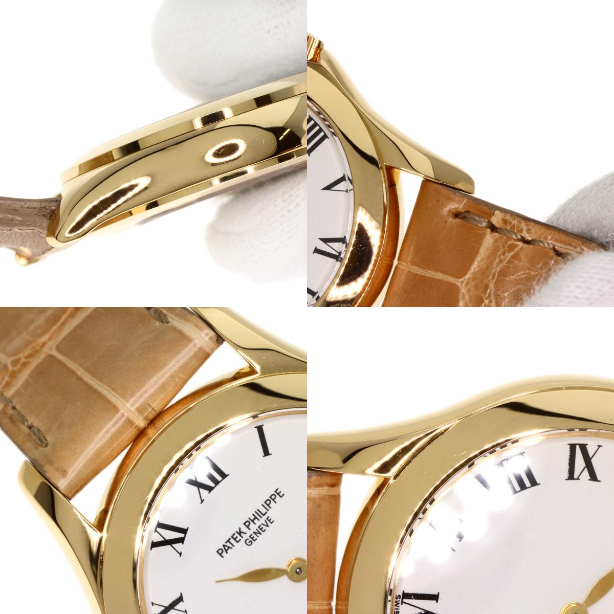 PATEK PHILIPPE パテックフィリップ 4905J-001 カラトラバ 腕時計 K18YG レディース 中古