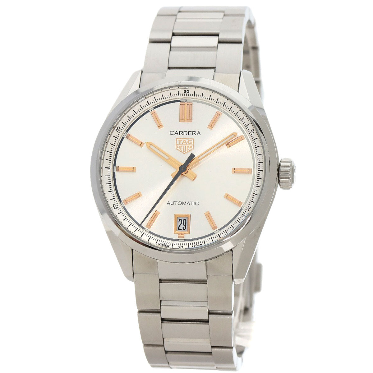 TAG HEUER タグホイヤー WBN2310 カレラ キャリバー7 腕時計 SS メンズ 中古
