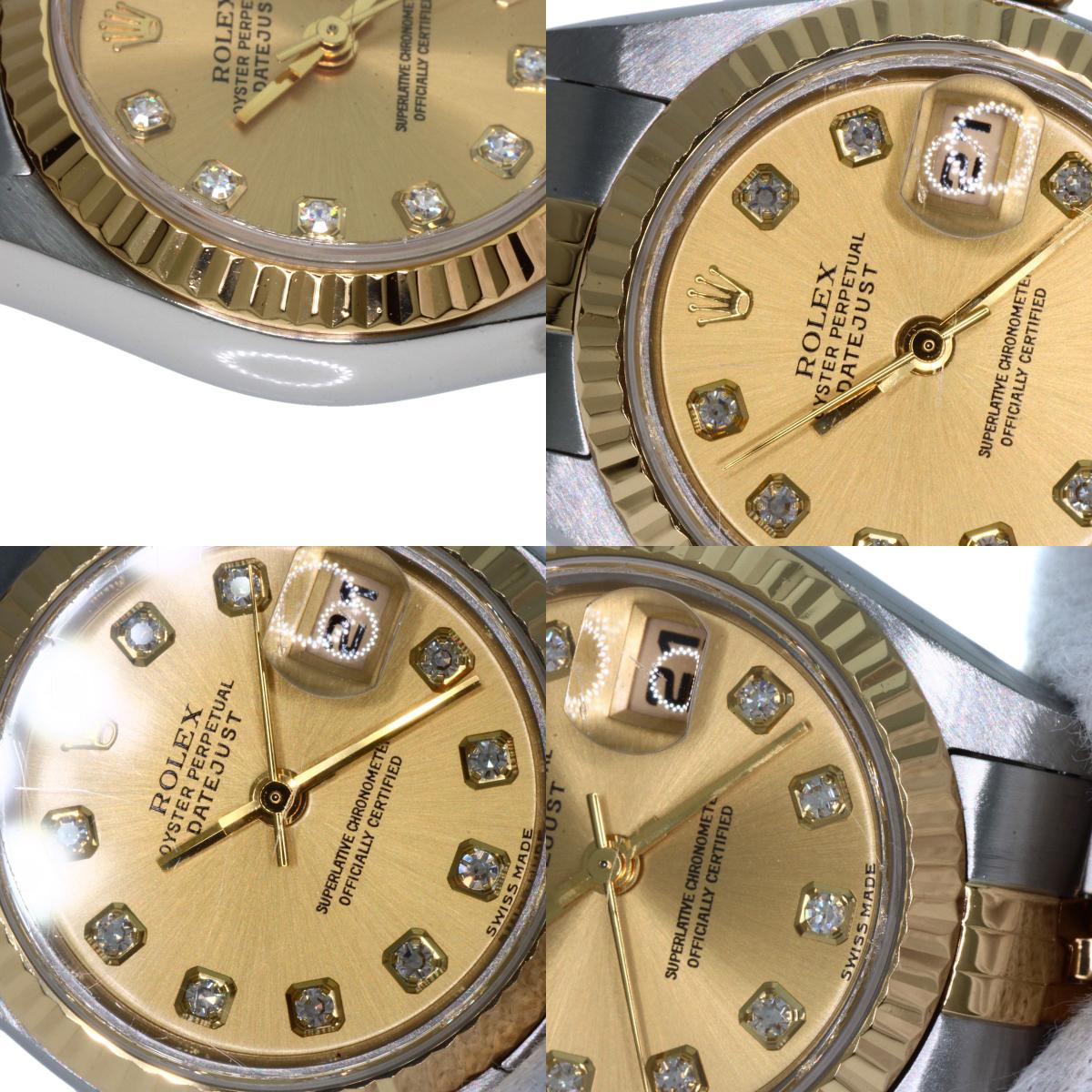 ロレックス 79173G デイトジャスト 10P ダイヤモンド 腕時計 中古 商品画像19