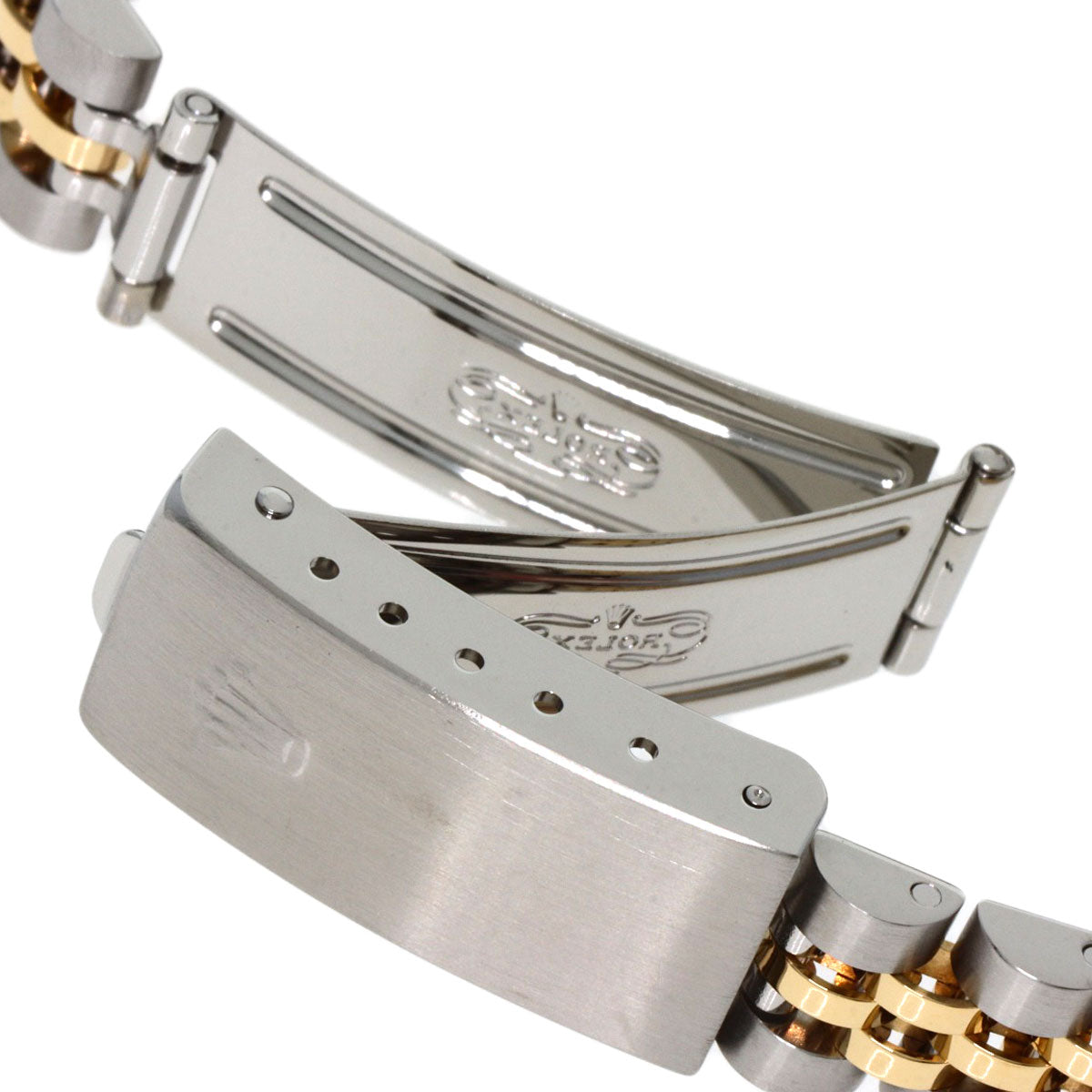 ROLEX ロレックス 79173G デイトジャスト 10P ダイヤモンド 腕時計 SS レディース 中古