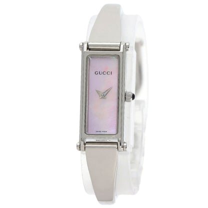 GUCCI グッチ 1500L スクエアフェイス 腕時計 SS レディース 中古