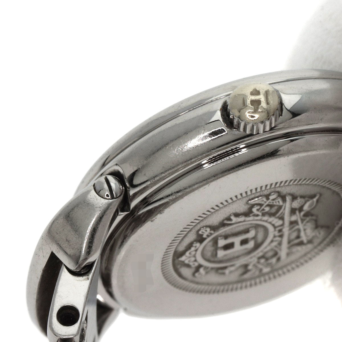 HERMES エルメス PU2.210 プルマン 腕時計 SS レディース 中古