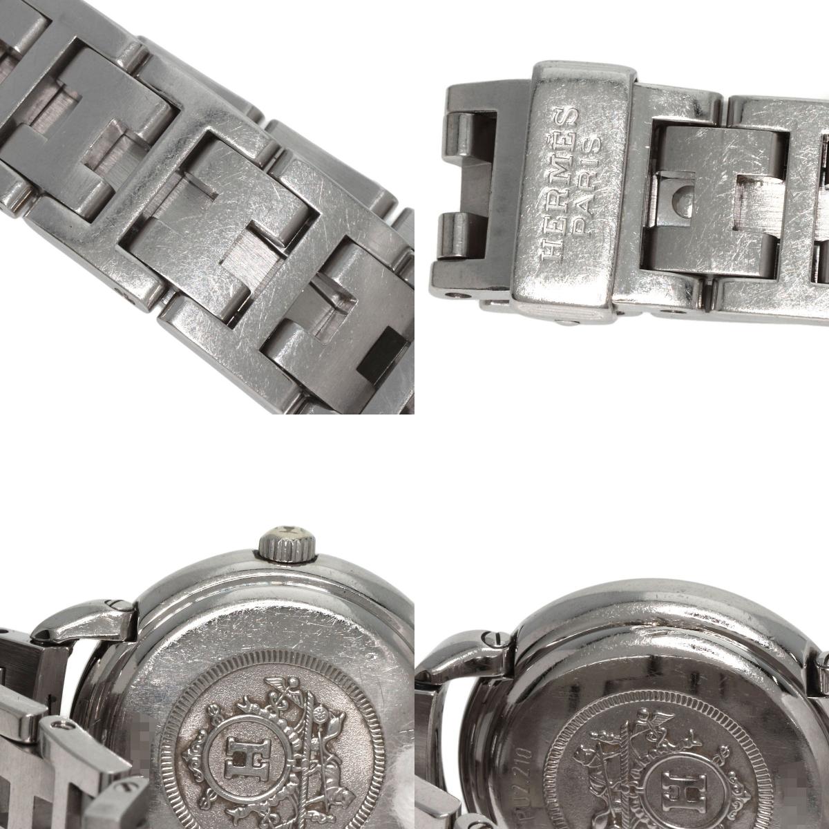 HERMES エルメス PU2.210 プルマン 腕時計 SS レディース 中古