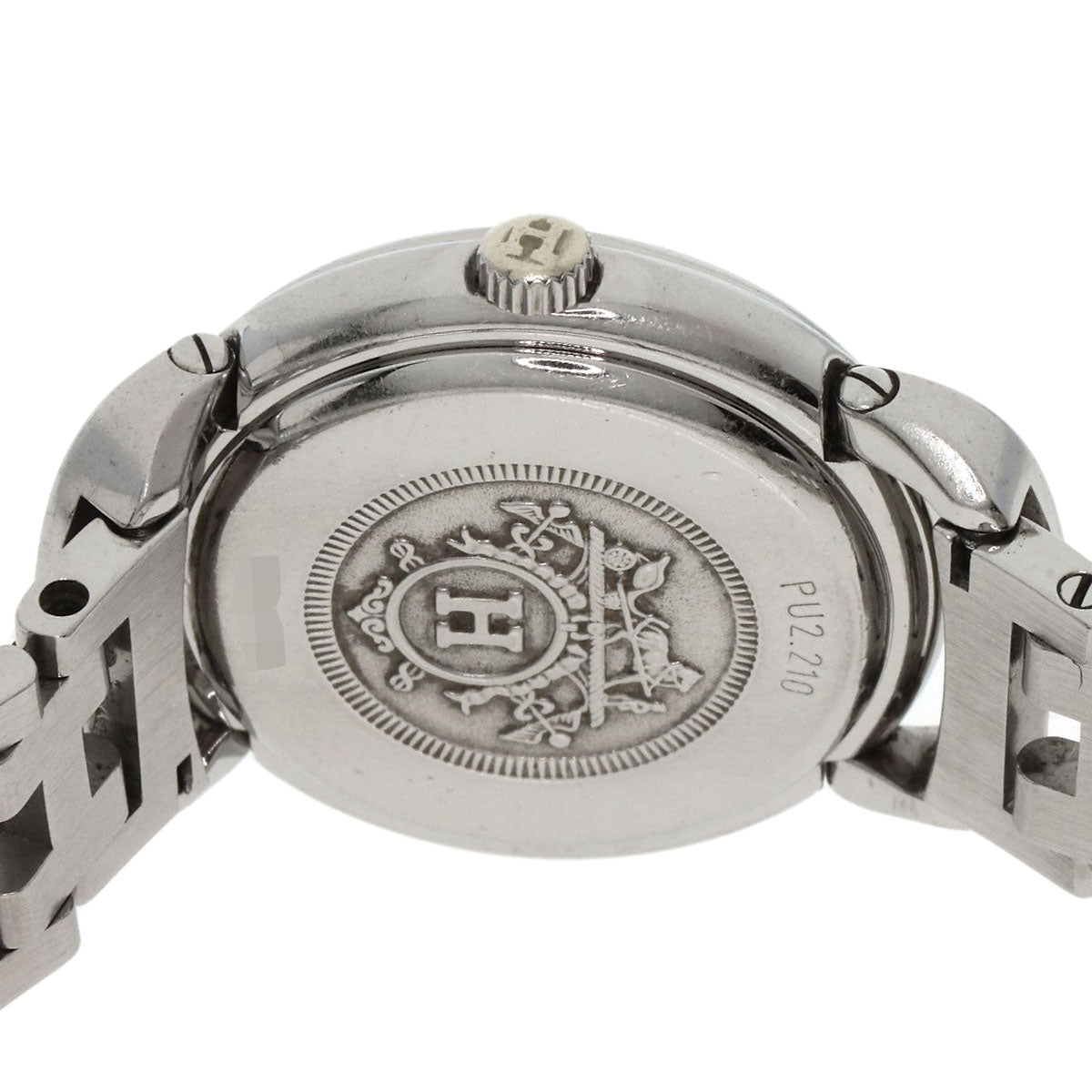 HERMES エルメス PU2.210 プルマン 腕時計 SS レディース 中古