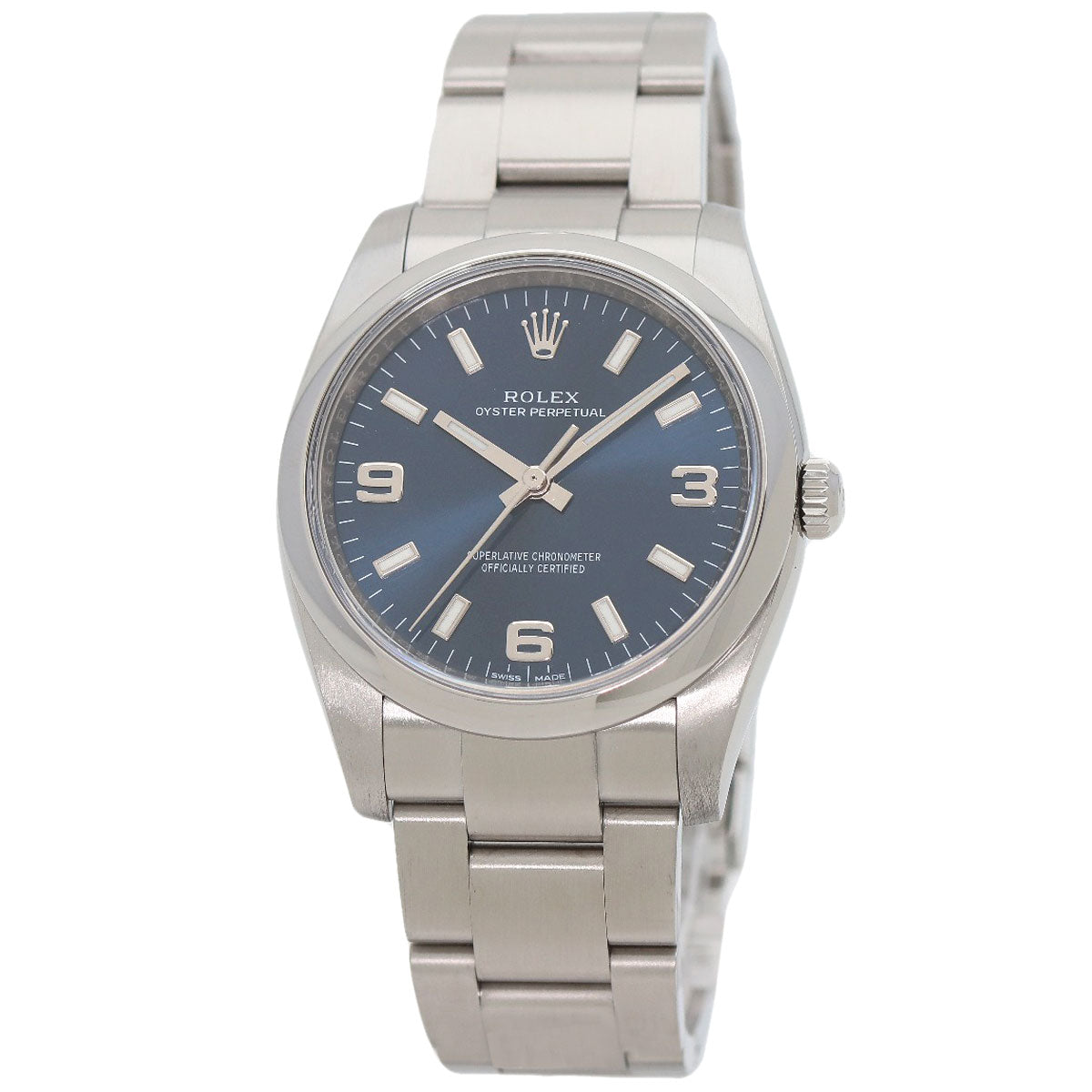 ROLEX ロレックス 114200 オイスターパーペチュアル 腕時計 SS メンズ 中古