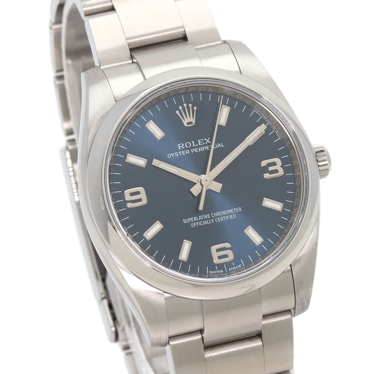 ROLEX ロレックス 114200 オイスターパーペチュアル 腕時計 SS メンズ 中古