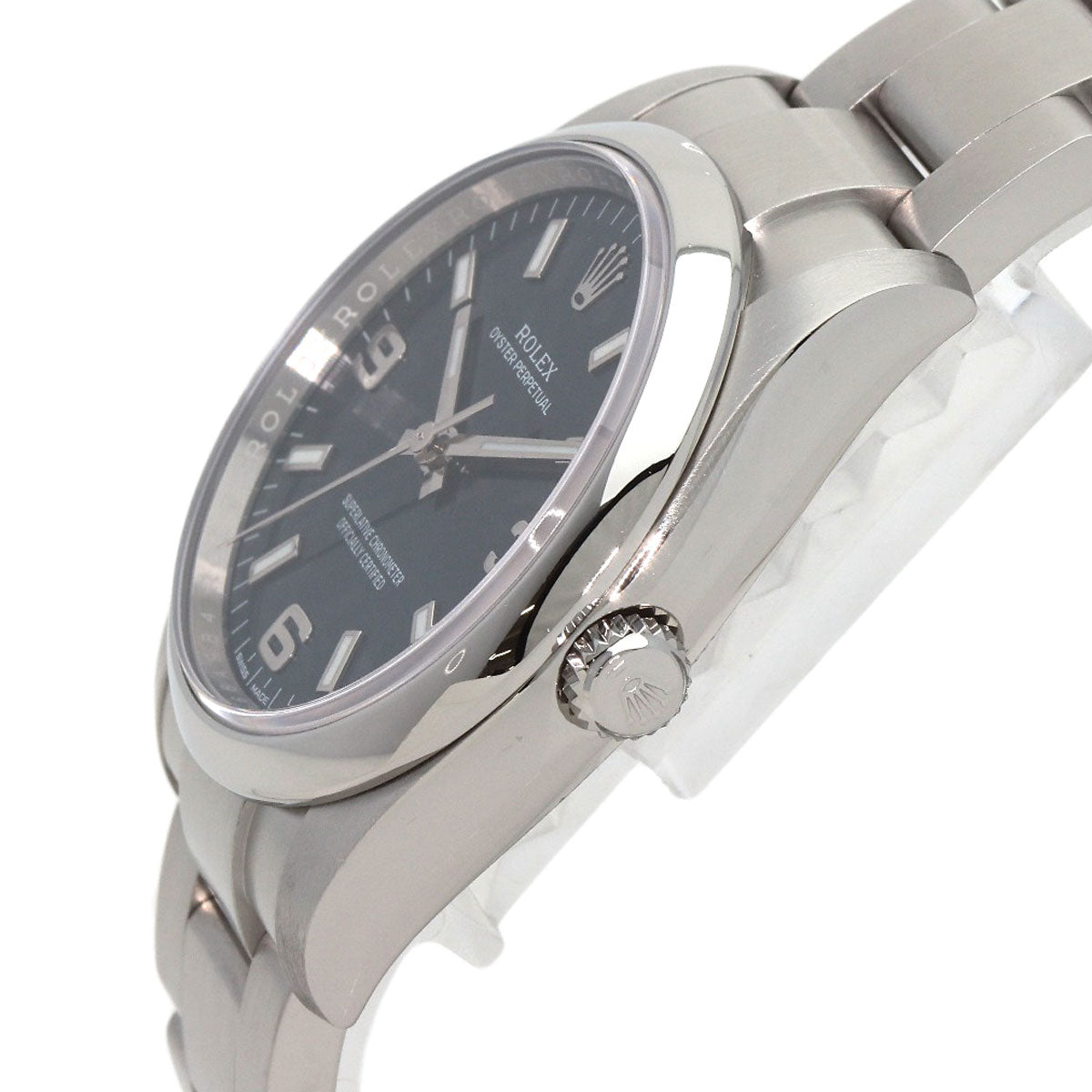 ROLEX ロレックス 114200 オイスターパーペチュアル 腕時計 SS メンズ 中古