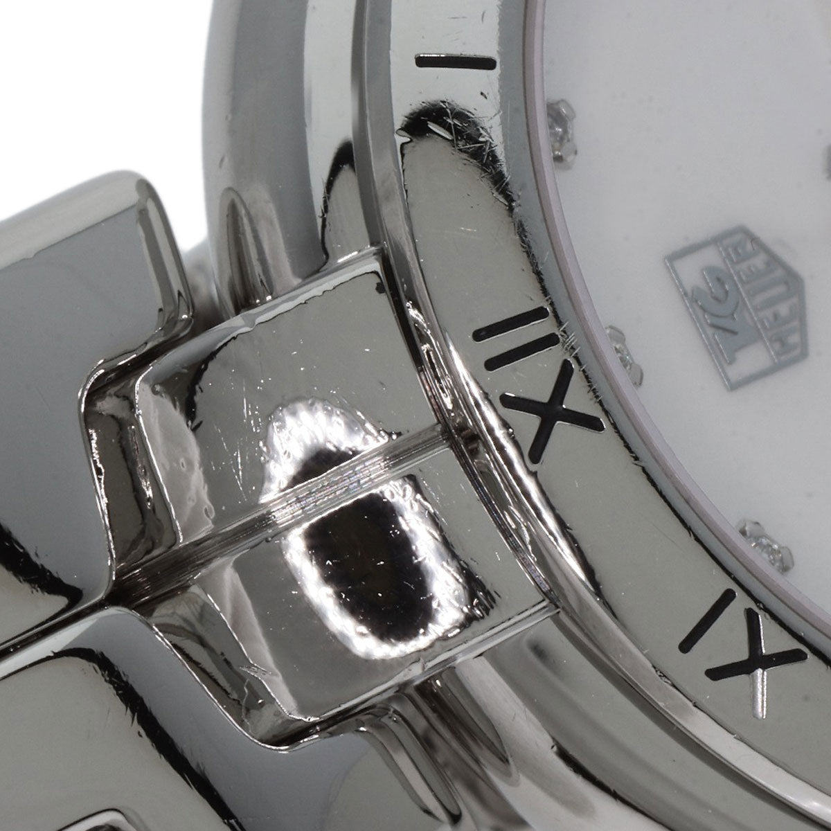 TAG HEUER タグホイヤー WAT2315 リンク キャリバー7 11P ダイヤモンド 腕時計 SS メンズ 中古